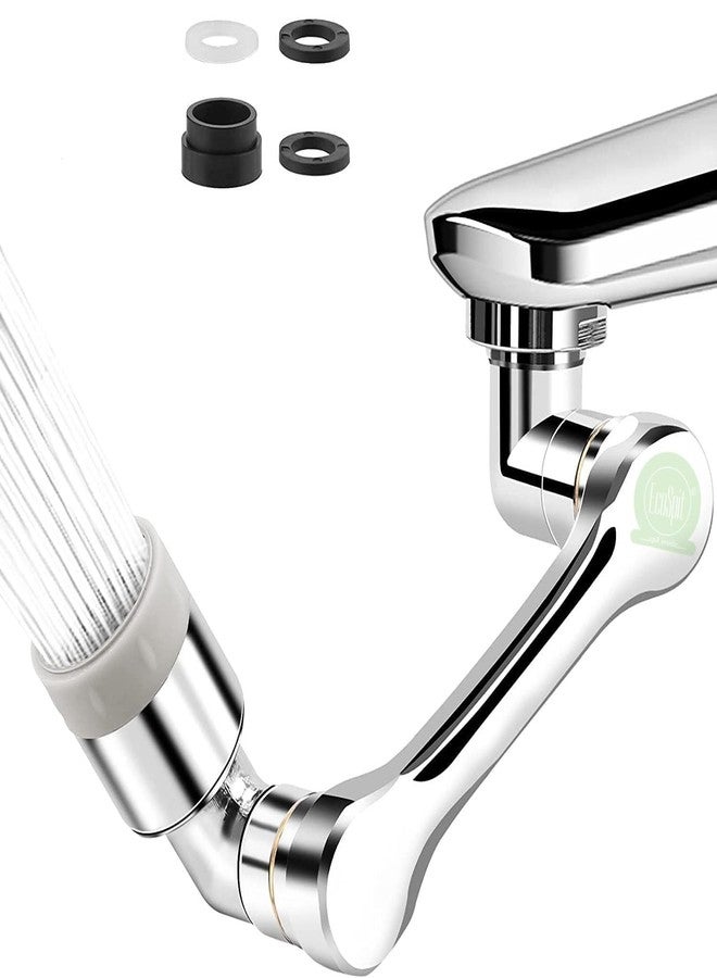 ECOSPIT CONTAINER 1080° Swivel Faucet Aerator Rotatable Multi-Functional Extension Faucet, Faucet Extender for Taps, Tap Extender for Kitchen Sink with 2 Modes Splash Extension Faucet Filter - Image 1